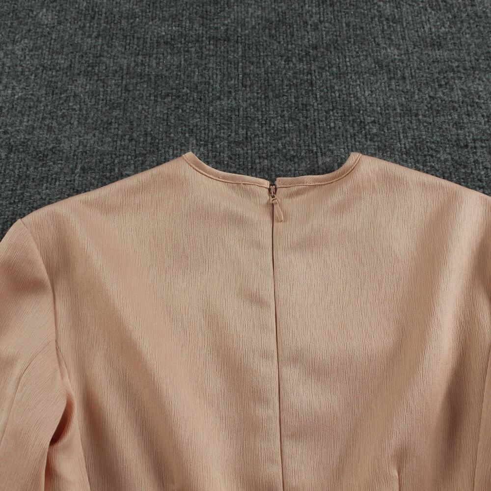 House of CB Blush Pink Long-Sleeve Mini Dress - Picture 4 of 14